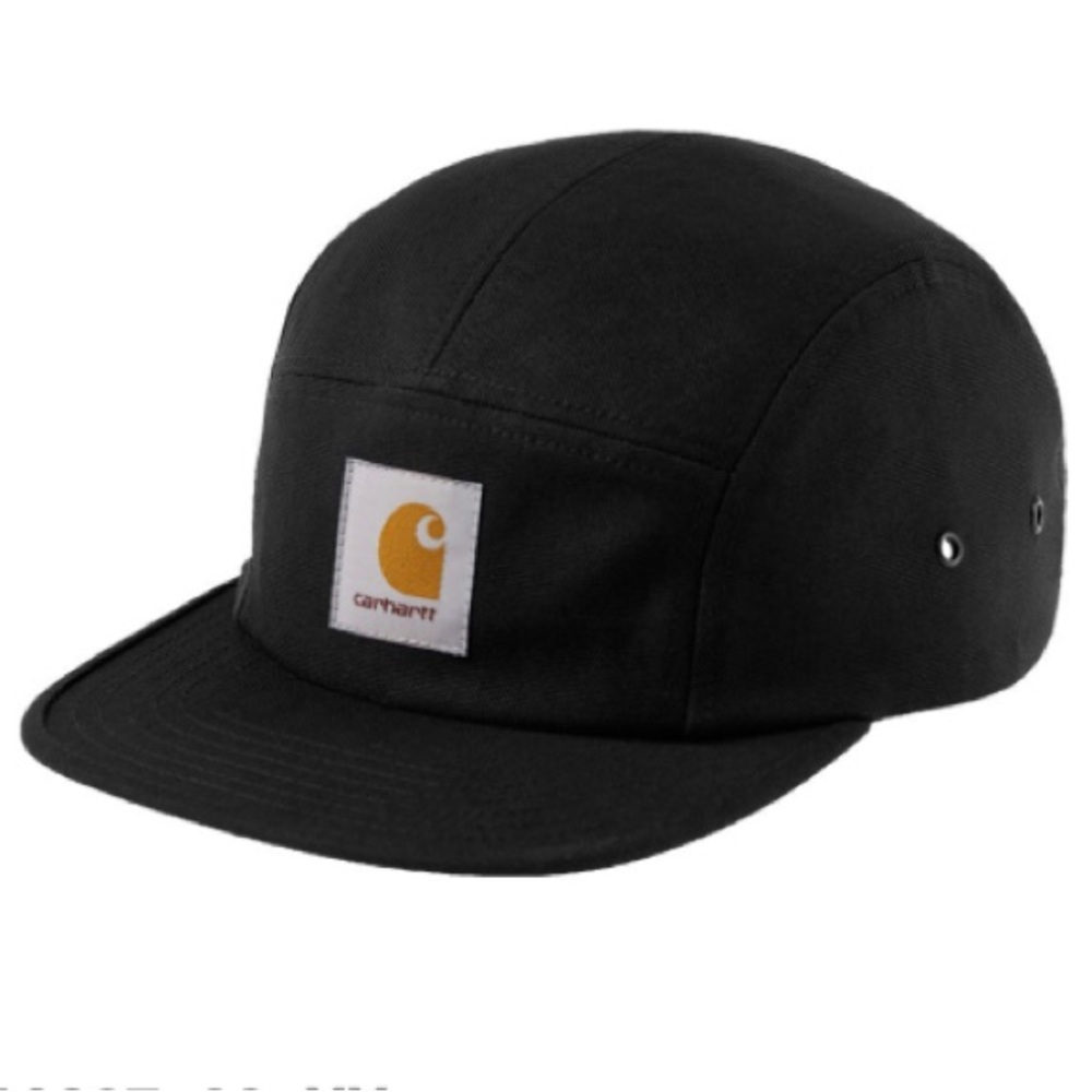 COPY - - Carhartt Black Camper Hat with Logo